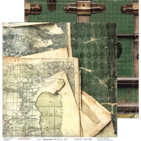 Craft O'Clock Scrapbook papírkészlet 12" (30 cm) Summer Adventures Paper Collection Set (6 ív)