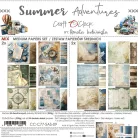 Craft O'Clock Scrapbook papírkészlet 8" (20 cm) Summer Adventures Mix Paper Set (24 ív)