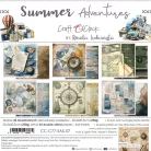 Craft O'Clock Scrapbook papírkészlet 8" (20 cm) Summer Adventures Mix Paper Set (24 ív)