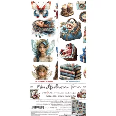   Craft O'Clock Kivágóív Mindfulness Time Mix Extras to Cut Set (18 ív)