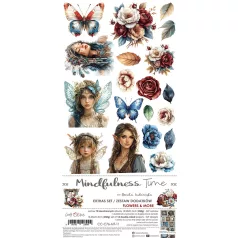   Craft O'Clock Kivágóív Mindfulness Time Mix Extras to Cut Set (18 ív)