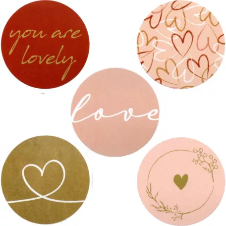 Matrica esküvőre - Vivant Stickers Love  500 db