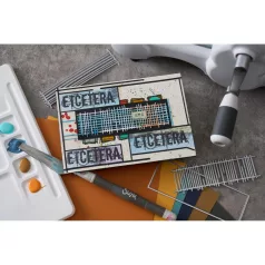   SIZZIX vágósablon  - Tracks - Seth Apter - Thinlits Die Set  (1 csomag)