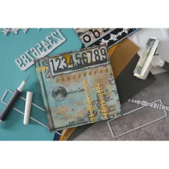   SIZZIX vágósablon  - Borderlines - Seth Apter - Thinlits Die Set  (1 csomag)