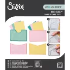 SIZZIX vágósablon  - Snap and Swap Pockets - 49 and Market - Thinlits Die Set  (1 csomag)