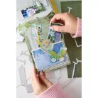 SIZZIX vágósablon  - Snap and Swap Pockets - 49 and Market - Thinlits Die Set  (1 csomag)