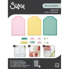 SIZZIX vágósablon  - Snap and Swap Large Tags - 49 and Market - Thinlits Die Set  (1 csomag)