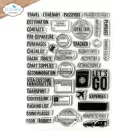 Szilikonbélyegző - A5 - Travel Journal - ECD Clear Stamps (1 csomag)