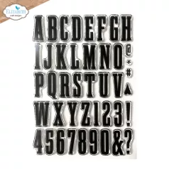   Szilikonbélyegző - A5 - Bold Alphabet - ECD Clear Stamps (1 csomag)