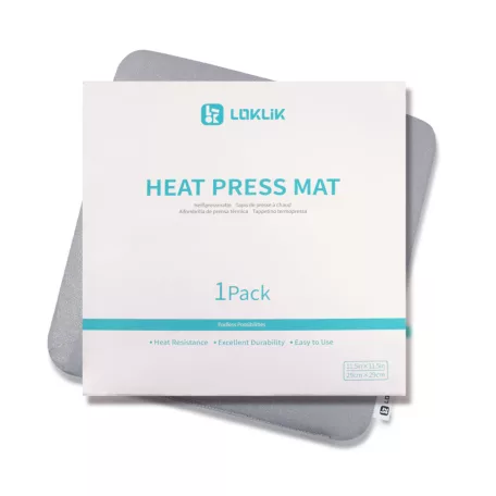 LOKLiK Hőprés alátét 29 cm x 29 cm / Heat Press Mat Gray (1 db)