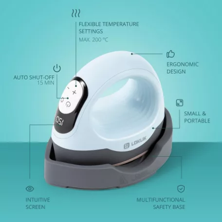 LOKLiK Mini Hőprés ImPress Mini 3 Bubble Blue (1 db)