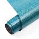 LOKLiK Vasalható fólia - csillámos 30.5x90cm Világoskék (1 db)