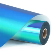   LOKLiK Öntapadó fólia - hologrammos 30.5x90cm Holographic Aqua Blue (1 db)