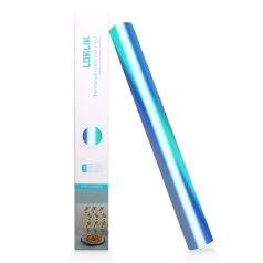   LOKLiK Öntapadó fólia - hologrammos 30.5x90cm Holographic Aqua Blue (1 db)