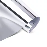   LOKLiK Öntapadó tükörfólia - tartós 30.5x180cm Metál ezüst (1 db)