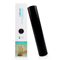   LOKLiK Öntapadó fólia - tartós 30.5x12m Matt fekete (1 db)