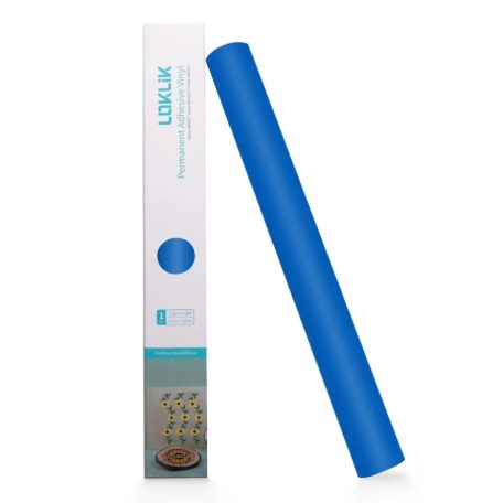 LOKLiK Öntapadó fólia - tartós 30.5x180cm Matt kék (1 db)