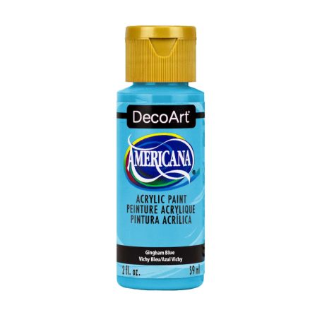 DecoArt Americana® Acrylics Gingham Blue Akril festék - matt 59 ml (1 db)