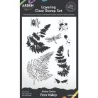 Arden Creative Studio Maker Series Szilikonbélyegző 10x15cm Fern Valley Clear Stamp Set (1 csomag)