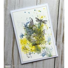   Arden Creative Studio Maker Series Szilikonbélyegző 10x15cm Fern Valley Clear Stamp Set (1 csomag)