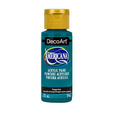 DecoArt Americana® Acrylics Dragon Teal Akril festék - matt 59 ml(1 db)