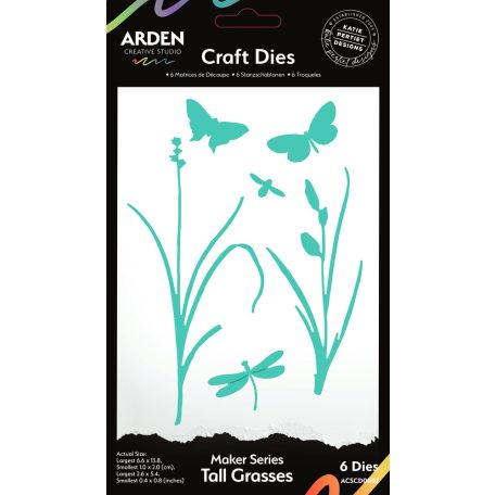 Arden Creative Studio Vágósablon Maker SeriesTall Grasses Craft Dies (1 csomag)