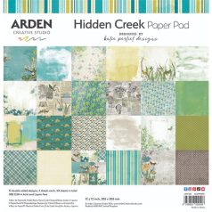   Arden Creative Studio Hidden Creek Scrapbook papírkészlet 12" (30 cm)  Paper Pad (24ív)