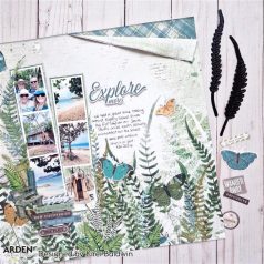   Arden Creative Studio Hidden Creek Scrapbook papírkészlet 12" (30 cm)  Paper Pad (24ív)