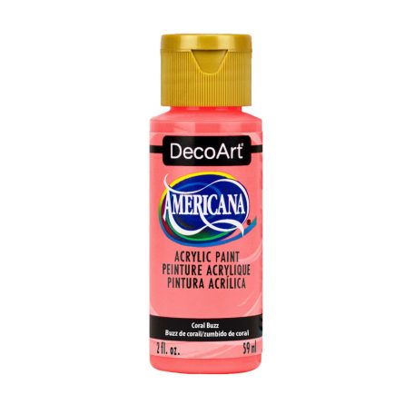 DecoArt Americana® Acrylics Coral Buzz Akril festék - matt 59 ml (1 db)