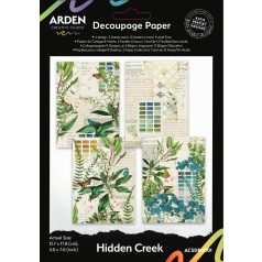   Arden Creative Studio Hidden Creek Rízspapír 13x18cm  Decoupage Paper (1 csomag)