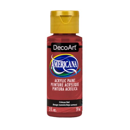 DecoArt Americana® Acrylics Crimson Red Akril festék - matt 59 ml (1 db)