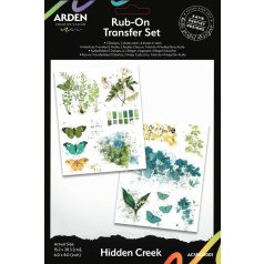   Arden Creative Studio Hidden Creek Kaparós matrica   Rub-On Transfer Set (1 ív)