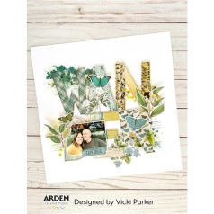   Arden Creative Studio Hidden Creek Kaparós matrica   Rub-On Transfer Set (1 ív)