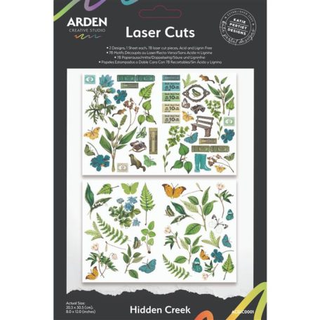 Arden Creative Studio Hidden Creek Kivágatok Laser Cuts (1 csomag)
