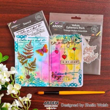 Arden Creative Studio Maker Series Szilikonbélyegző 10x21cm Maker's Marks Clear Stamp Set (1 csomag)