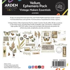   Arden Creative Studio Vintage Makers Kivágatok Ephemera Pack Vellum (1 csomag)