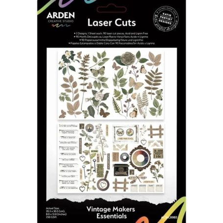 Arden Creative Studio Vintage Makers Kivágatok Laser Cuts (1 csomag)