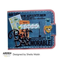   Arden Creative Studio Maker Series Szilikonbélyegző 10x21cm Postmarked Adventures Clear Stamp Set (1 csomag)