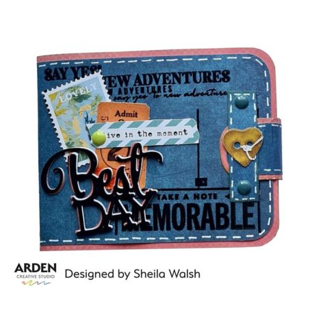 Arden Creative Studio Maker Series Szilikonbélyegző 10x21cm Postmarked Adventures Clear Stamp Set (1 csomag)