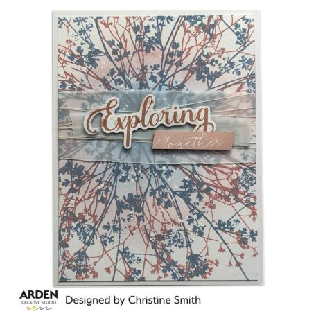 Arden Creative Studio Maker Series Szilikonbélyegző 10x21cm Wispy Stems Clear Stamp Set (1 csomag)