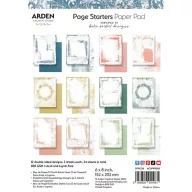   Arden Creative Studio Page Starters Papírkészlet   6x8 Inch Paper Pad Essentials (24 ív)