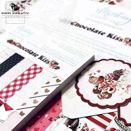 Mintay Chocolate Kiss Scrapbook készlet / Nagy alkotócsomag (1 csomag)