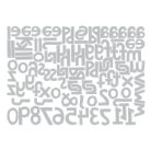 SIZZIX vágósablon  - Alphanumeric Cutout Lower - Tim Holtz - Thinlits Die Set  (1 csomag)