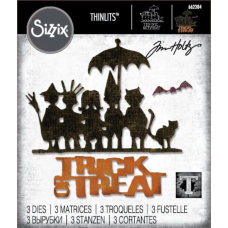SIZZIX vágósablon  - Trick-or-Treat - Tim Holtz - Thinlits Die Set  (1 csomag)
