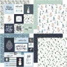 Carta Bella Scrapbook papírkészlet 12" (30 cm) - Winter Market - Scrapbook papers (12 ív)