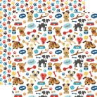 Echo Park Scrapbook papírkészlet 12" (30 cm) - I Love My Dog - Scrapbook papers (6 ív)