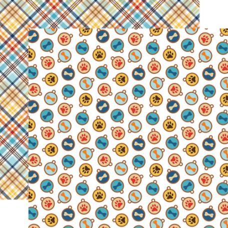 Echo Park Scrapbook papírkészlet 12" (30 cm) - I Love My Dog - Scrapbook papers (6 ív)