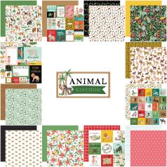   Echo Park Scrapbook papírkészlet 12" (30 cm) - Animal Kingdom - Scrapbook papers (12 ív)