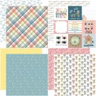 Echo Park Scrapbook papírkészlet 12" (30 cm) - New Day - Scrapbook papers (12 ív)