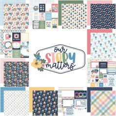   Echo Park Scrapbook papírkészlet 12" (30 cm) - Our Story Matters - Scrapbook papers (12 ív)